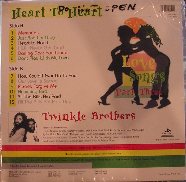 Twinkle Brothers - Heart To Heart - Love Songs Part Three | Twinkle Music (NG 560) - 2 Twinkle Brothers - Heart To Heart - Love Songs Part Three | Twinkle Music (NG 560) - 2