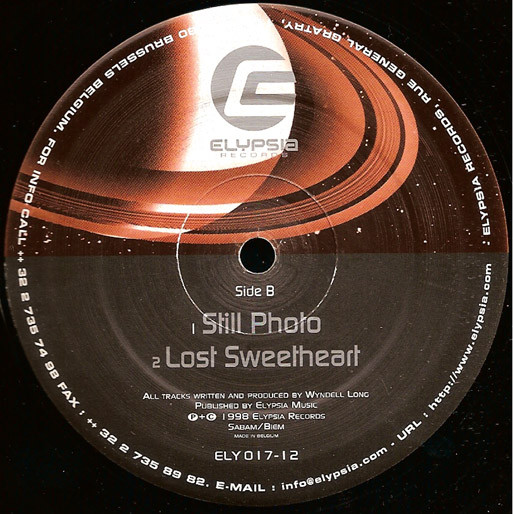 Wyndell Long - The Untitled E.P. | Elypsia (ELY017-12) - 2