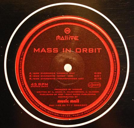 Mass In Orbit - Overdrive | Massive Records (MAS 06)