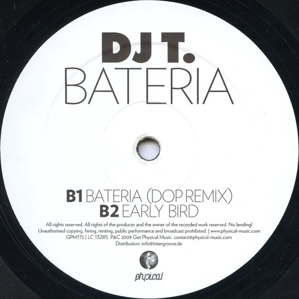 DJ T. - Bateria | Get Physical Music (GPM115) - 4