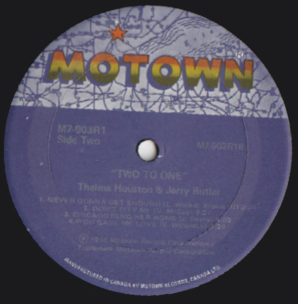 Thelma Houston & Jerry Butler - Two To One | Motown (M7-903R1) - 4 Thelma Houston & Jerry Butler - Two To One | Motown (M7-903R1) - 4