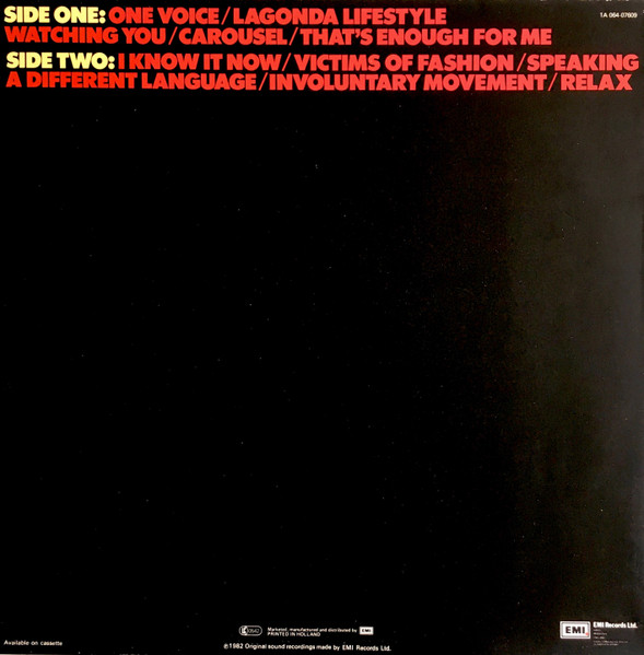 John Watts - One More Twist | EMI (1A 064-07609) - 2
