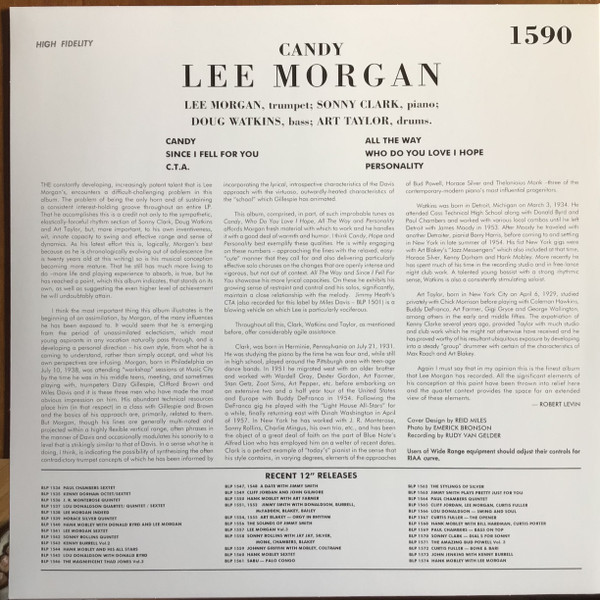 Lee Morgan - Candy | Rat Pack Records (BLP1590) - 2 Lee Morgan - Candy | Rat Pack Records (BLP1590) - 2