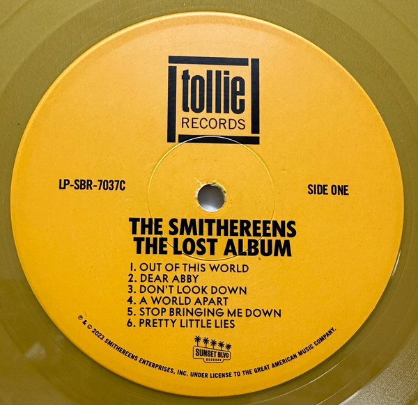 The Smithereens - The Lost Album LP | Sunset Blvd Records (LP-SBR-7037C) - 3