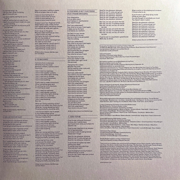 The National - First Two Pages Of Frankenstein | 4AD (4AD0566LPE) - 3