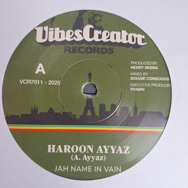 Haroon Ayyaz - Jah name in vain | Vibescreator Records (VCR7011) - main
