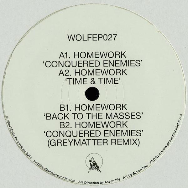 Homework - Conquered Enemies | Wolf Music Recordings (WOLFEP027)