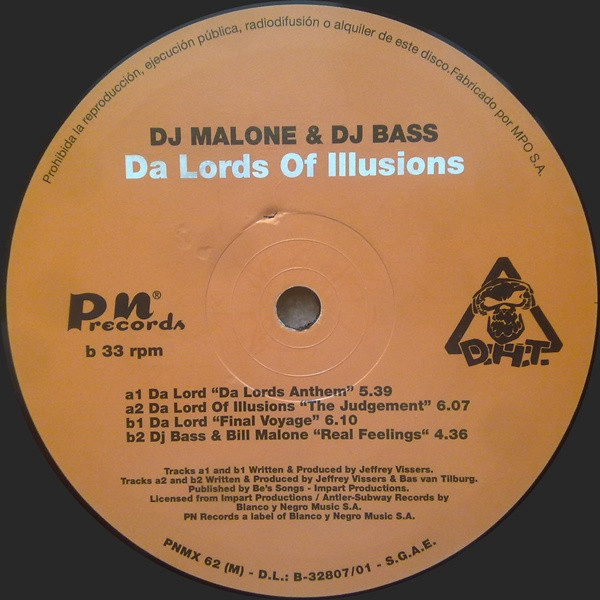 DJ Bass & DJ Malone - Da Lords Of Illusions | PN Records (PNMX 62M) - 2