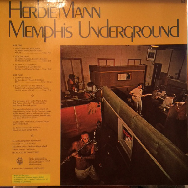 Herbie Mann - Memphis Underground | Atlantic (40.038) - 2