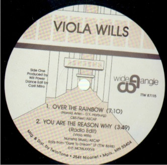 Viola Wills - Over The Rainbow | Wide Angle (TTW 87115) - main Viola Wills - Over The Rainbow | Wide Angle (TTW 87115) - main