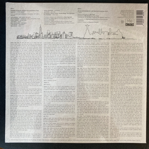 Joyce - Feminina (Produced Arranged And Conducted By Claus Ogerman) | Far Out Recordings (JD53)