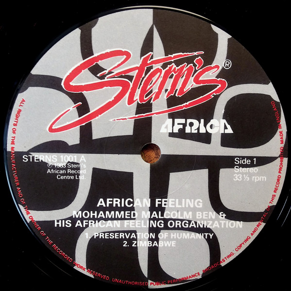 Mohammed Malcolm Ben & His African Feeling Organisation - African Feeling | Stern's Africa (STERNS 1001) - 3