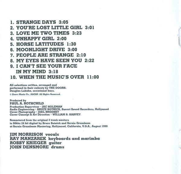 The Doors - Strange Days | Elektra (7559-74014-2) - 4