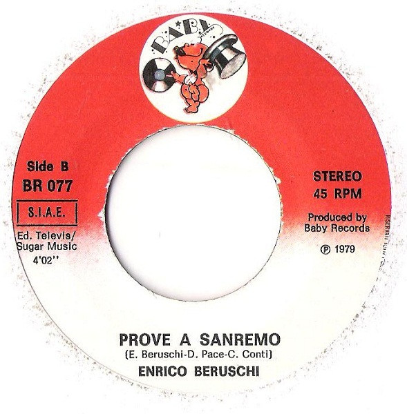 Enrico Beruschi - Sarà Un Fiore | Baby Records (BR 077) - 4