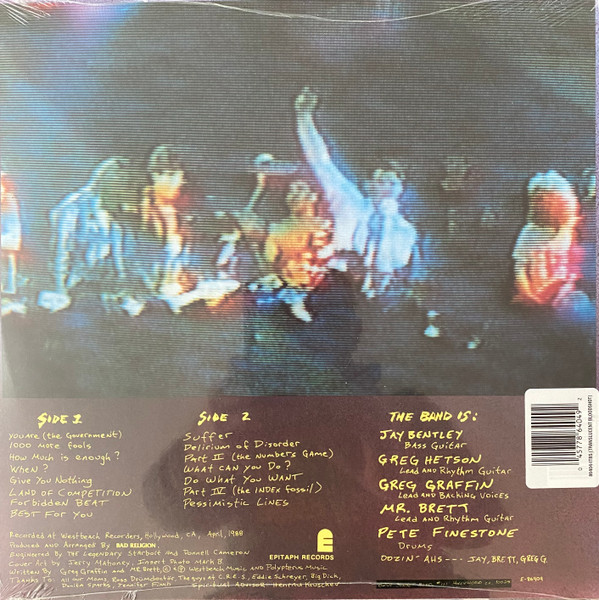 Bad Religion - Suffer | Epitaph (E-86404) - 2