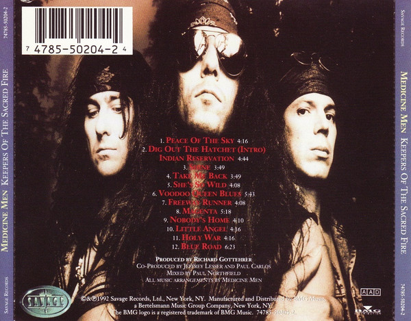 Medicine Men - Keepers Of The Sacred Fire | Savage Records (74785-50204-2) - 2