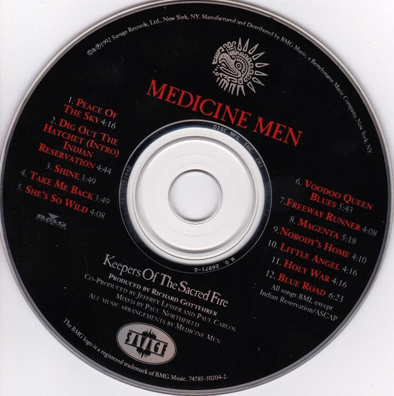 Medicine Men - Keepers Of The Sacred Fire | Savage Records (74785-50204-2) - 3
