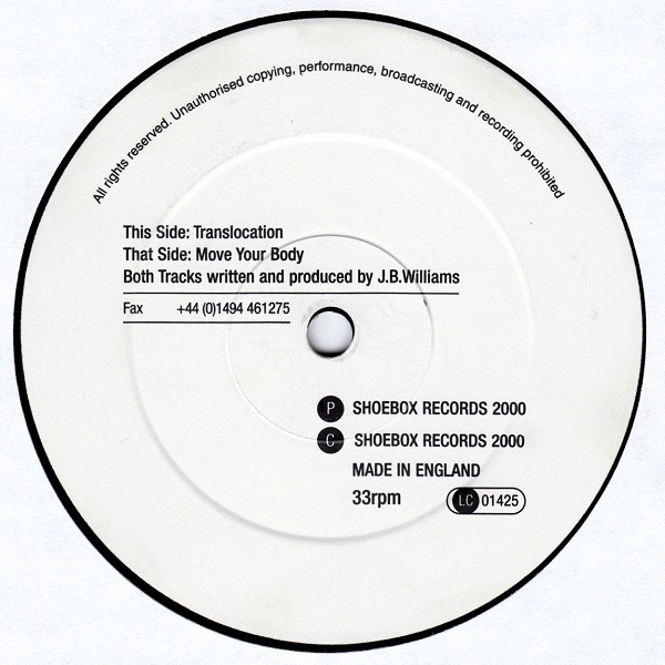John B - Move Your Body / Translocation | Shoebox (SB015)