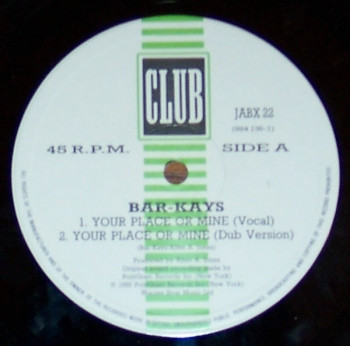 Bar-Kays - Your Place Or Mine | Club (JABX 22) - 3