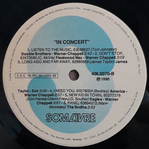 Various - In Concert - 10 Flash Hits | Som Livre (406.0070) - 4 Various - In Concert - 10 Flash Hits | Som Livre (406.0070) - 4