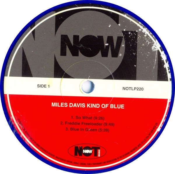 Miles Davis - Kind Of Blue | Not Now Music (NOTLP220) - 2
