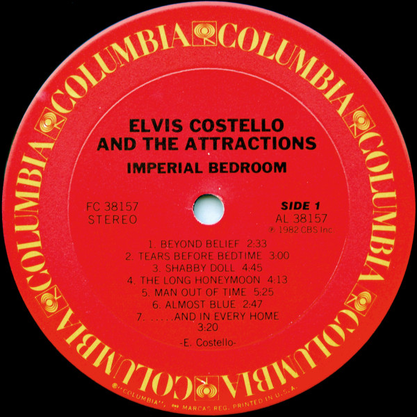 Elvis Costello & The Attractions - Imperial Bedroom | Columbia (FC 38157) - 3 Elvis Costello & The Attractions - Imperial Bedroom | Columbia (FC 38157) - 3