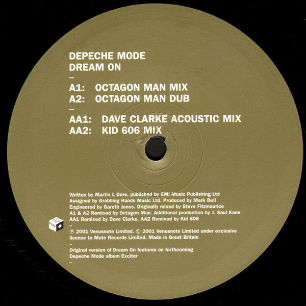 Depeche Mode - Dream On | Mute (PXL12BONG30) - 3