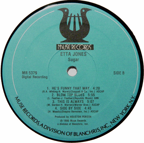 Etta Jones - Sugar | Muse Records (MR 5379) - 4