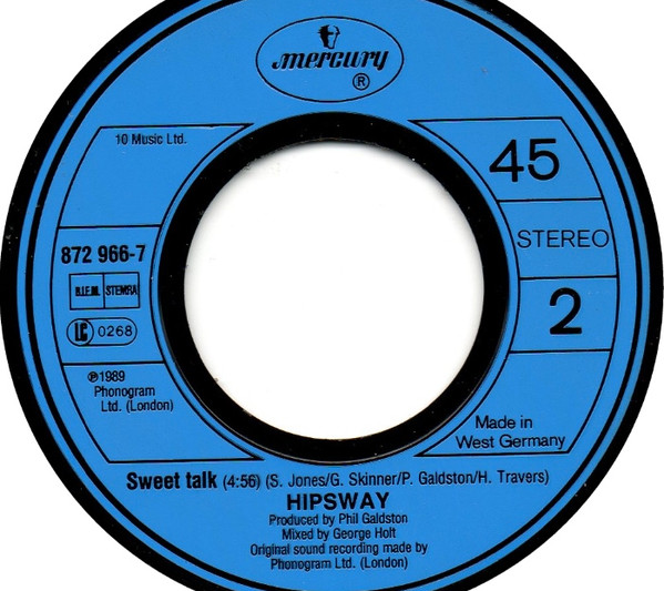 Hipsway - Your Love | Mercury (872 966-7) - 3