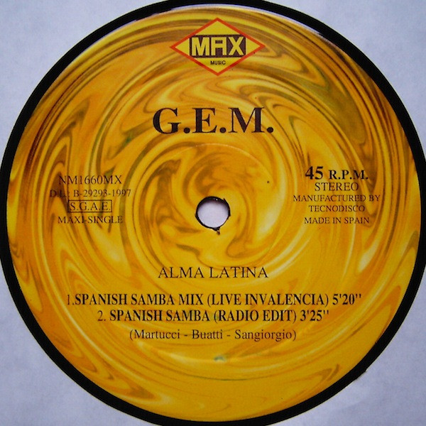 G.E.M. - Alma Latina | Max Music (NM1660MX) - 3