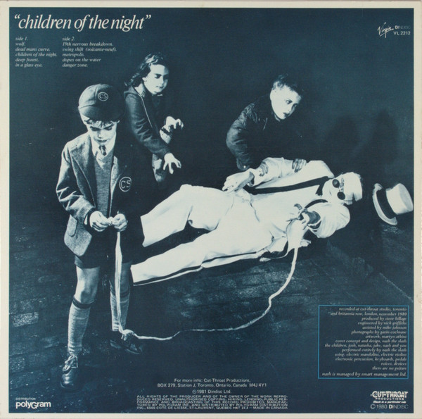 Nash The Slash - Children Of The Night [Vinyl] | Virgin (VL 2212) - 2