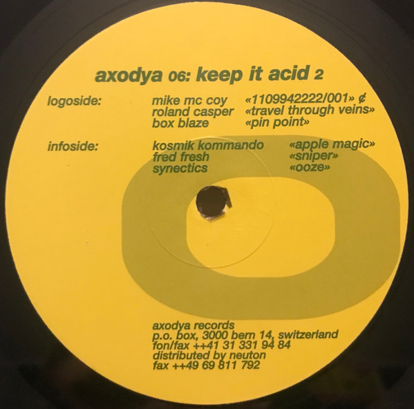 Various - Keep It Acid 2 | Axodya (axodya 06)