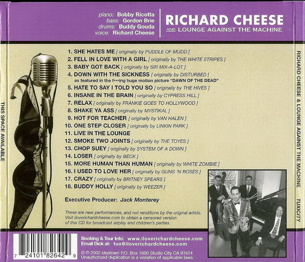 Richard Cheese & Lounge Against The Machine - Tuxicity | Ideatown (none) - 2