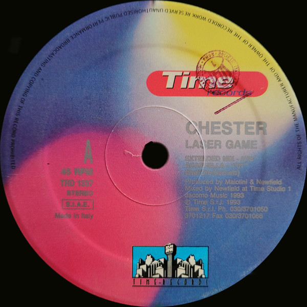 Chester - Laser Game | Time Records (TRD 1337) - 3