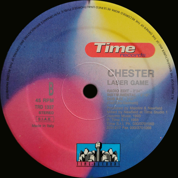 Chester - Laser Game | Time Records (TRD 1337) - 4