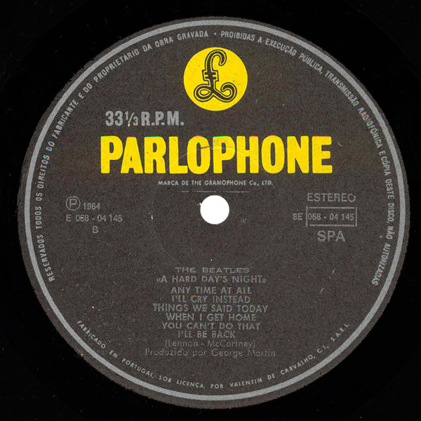 The Beatles - A Hard Day's Night | Parlophone (11C 074 04145) - 4