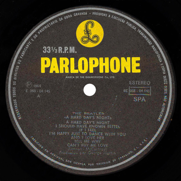 The Beatles - A Hard Day's Night | Parlophone (11C 074 04145) - 3