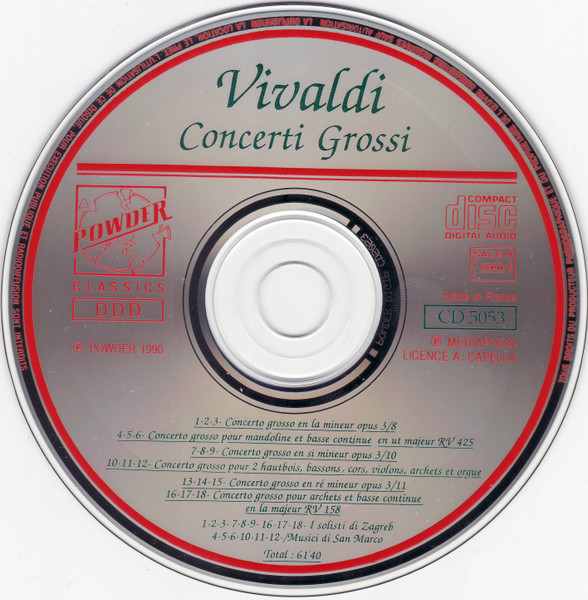 Antonio Vivaldi - Concerti Grossi | Powder Classics (CD 5053) - 4