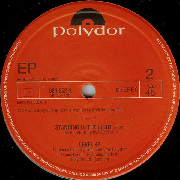 Level 42 - Hot Water | Polydor (881 262-1) - 4