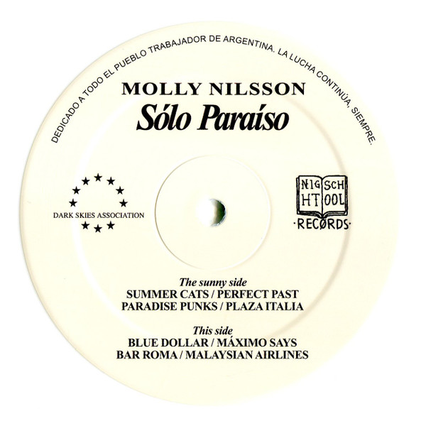 Molly Nilsson - Sólo Paraíso | Dark Skies Association (DSA054) - 4 Molly Nilsson - Sólo Paraíso | Dark Skies Association (DSA054) - 4