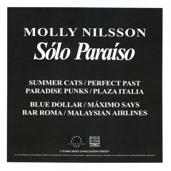 Molly Nilsson - Sólo Paraíso | Dark Skies Association (DSA054)