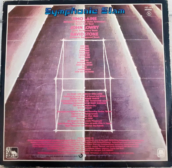 Symphonic Slam - Symphonic Slam | A&M Records (PSP-4619) - 2