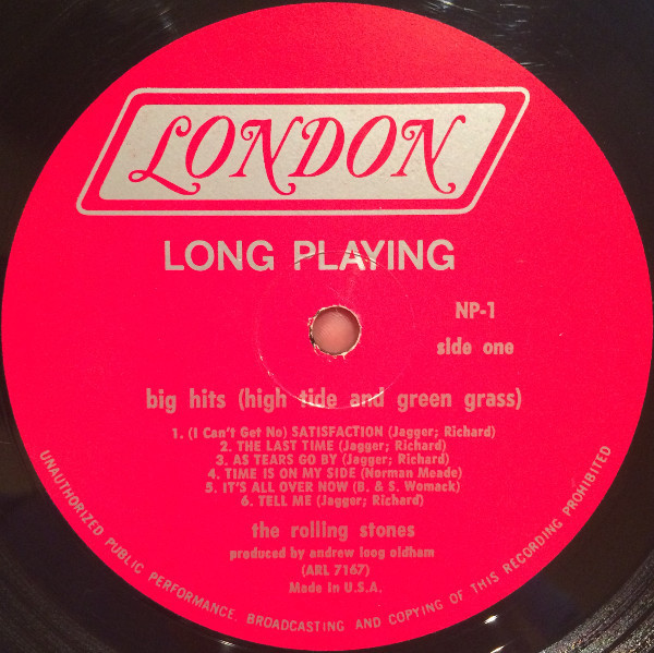 The Rolling Stones - Big Hits (High Tide And Green Grass) | London Records (NP-1) - 3