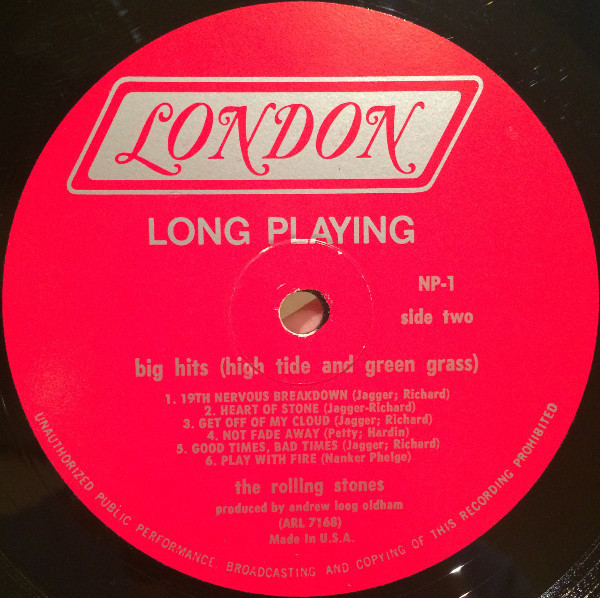 The Rolling Stones - Big Hits (High Tide And Green Grass) | London Records (NP-1) - 4
