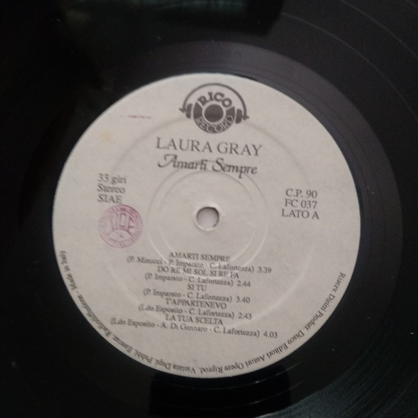 Laura Gray - Amarti Sempre | Rico Record (FC 037) - 4