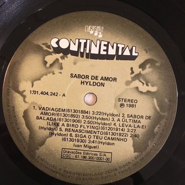 Hyldon - Sabor De Amor | Continental (1.01.404.242) - 5 Hyldon - Sabor De Amor | Continental (1.01.404.242) - 5