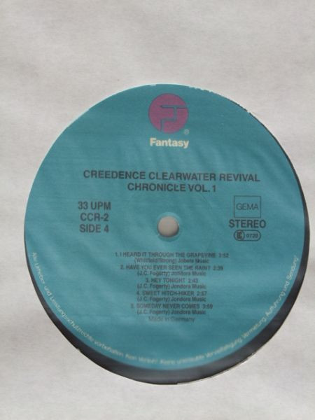 Creedence Clearwater Revival Featuring John Fogerty - Chronicle - The 20 Greatest Hits | Fantasy (CCR-2) - 2