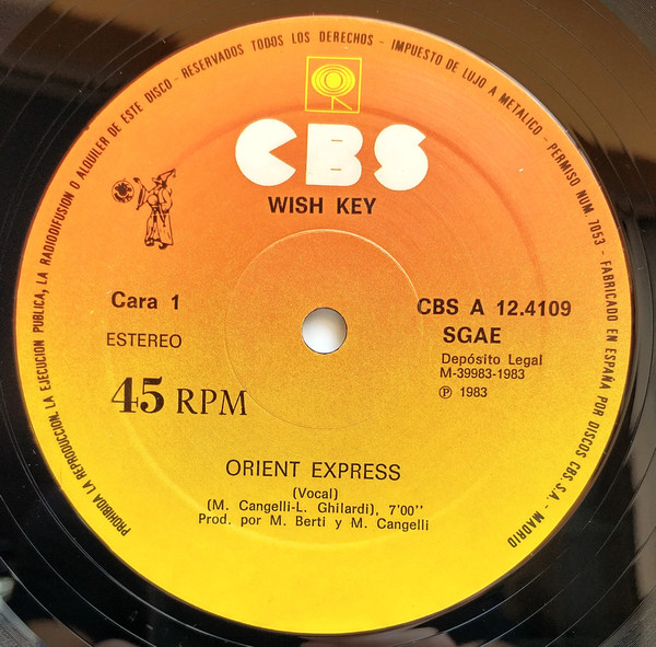 Wish Key - Orient Express | CBS (CBS A 12.4109) - 3