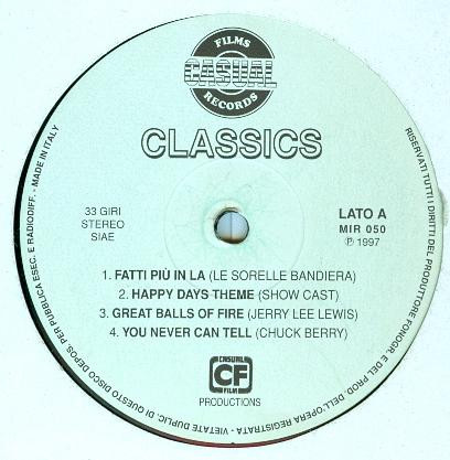 Various - Classics | Casual Films Records (MIR 050) - main Various - Classics | Casual Films Records (MIR 050) - main