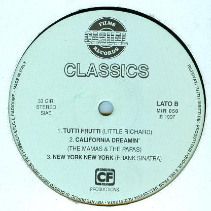 Various - Classics | Casual Films Records (MIR 050) - 2 Various - Classics | Casual Films Records (MIR 050) - 2